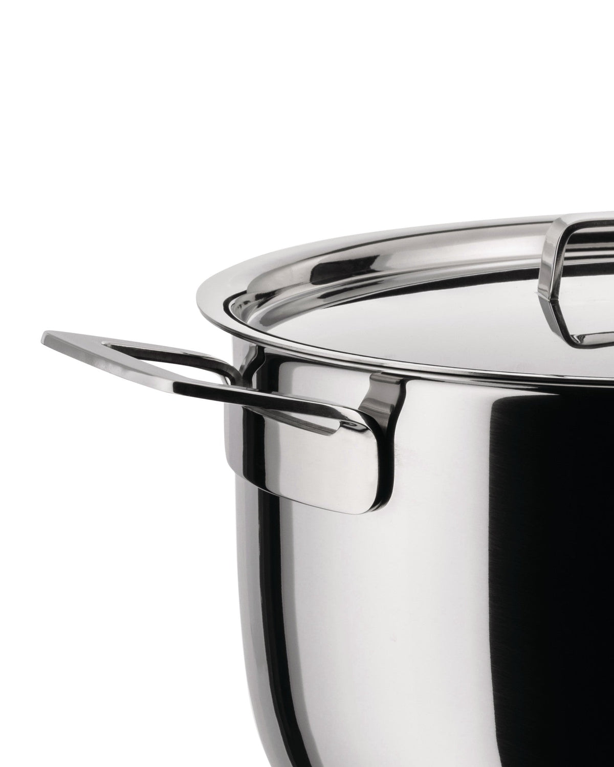 ALESSI Pots&Pans Casserole With Two Handles Stainless Steel