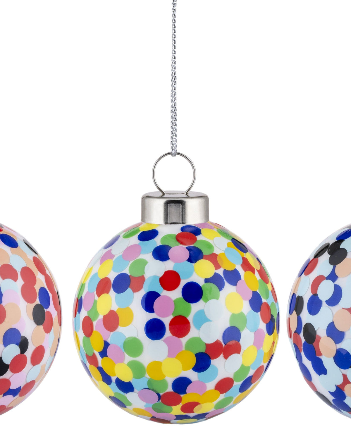ALESSI Proust Set of 3 Christmas baubles By Alessandro Mendini