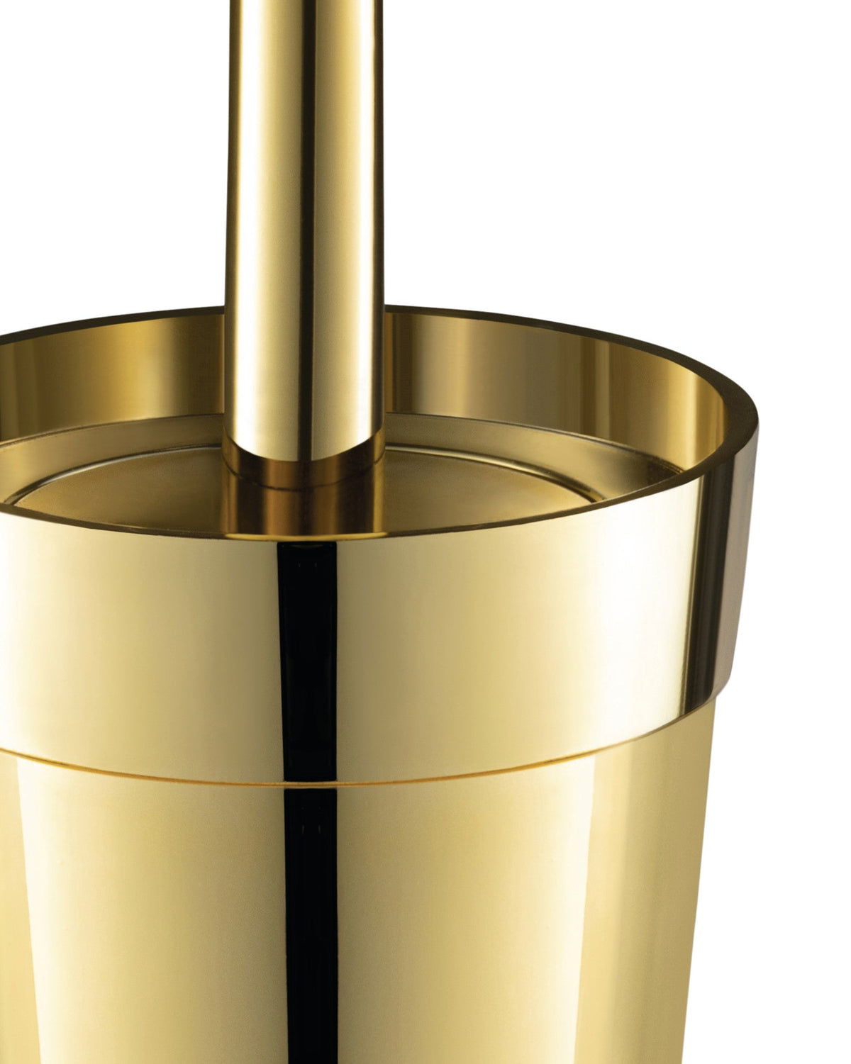 ALESSI Merdolino Gold: Toilet brush by Stefano Giovannoni