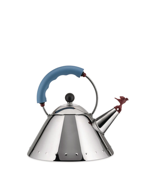 ALESSI 9093 Stainless Steel Kettle Designed by Michael Graves