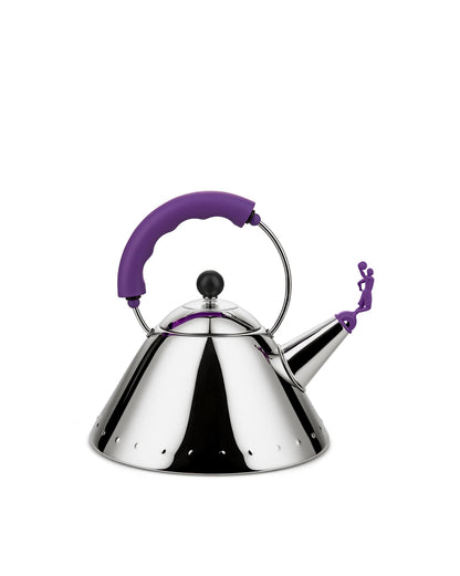 ALESSI 3909 Kettle In Stainless Steel By Michael Graves and Virgil Abloh