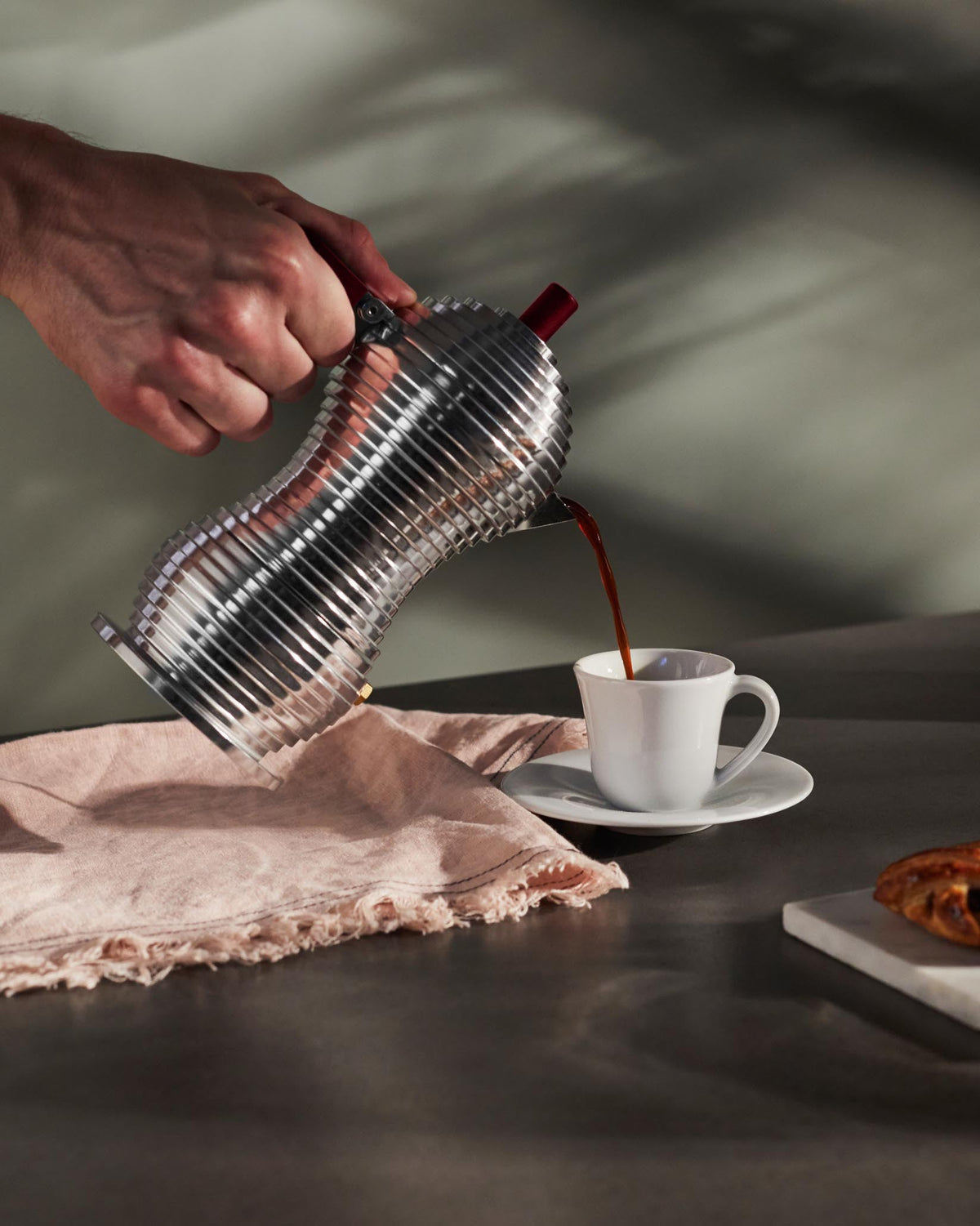 ALESSI Pulcina Espresso Coffee Maker - Induction By Michele De Lucchi