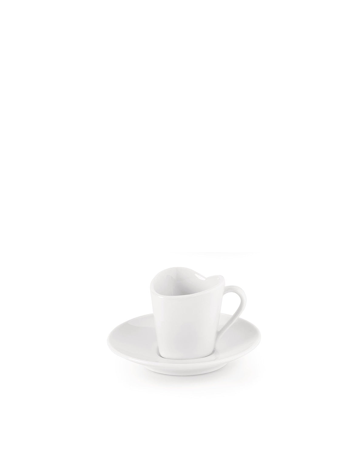 ALESSI To: Set of 4 Mocha Cups & Saucers By Miriam Mirri