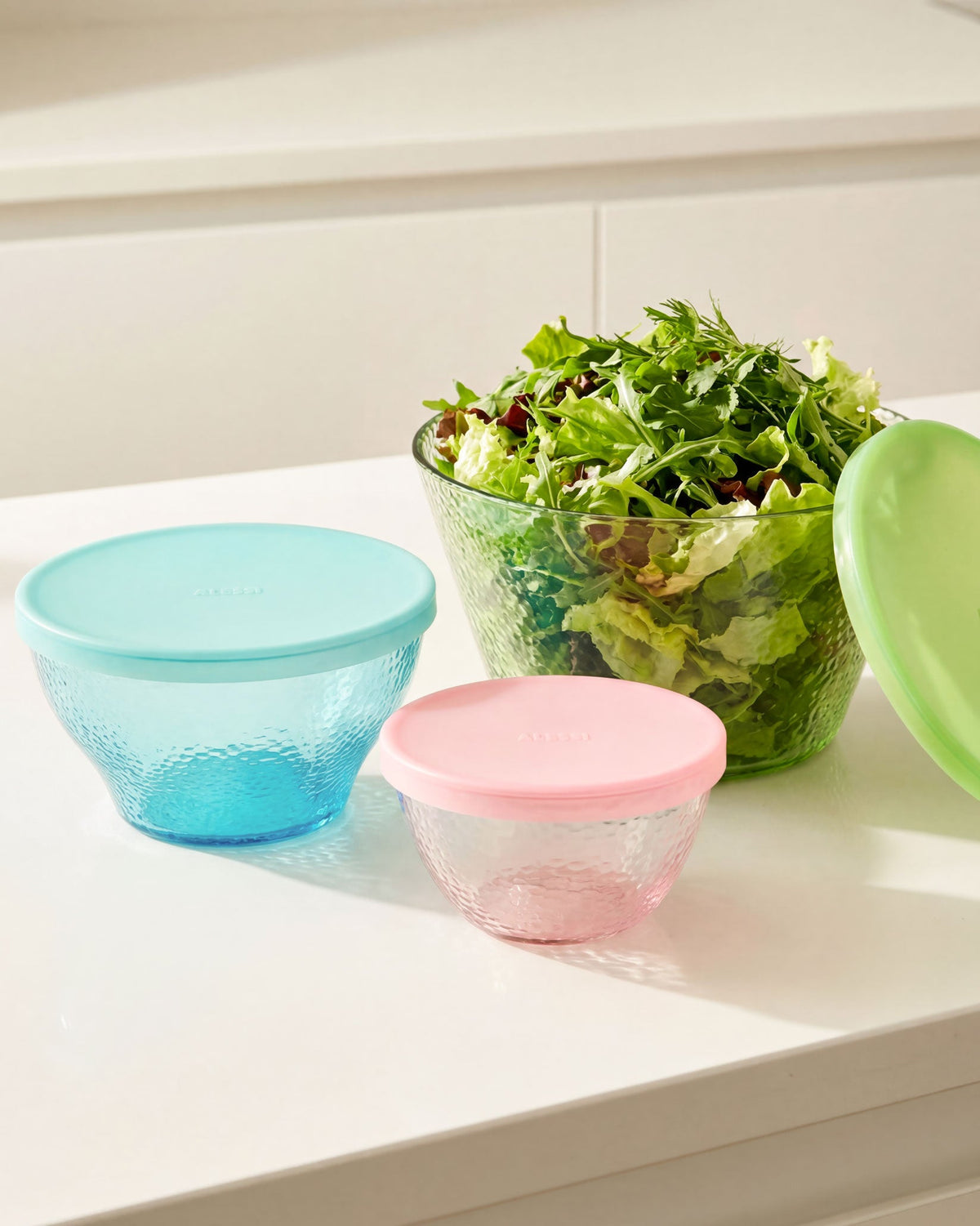 ALESSI Fresco: Pink Glass Food Container By David Chipperfield