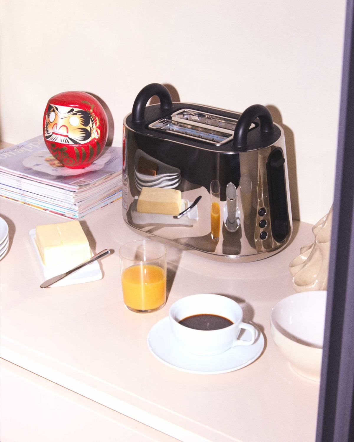 ALESSI Toru: Electric toaster with European plug By Nendo