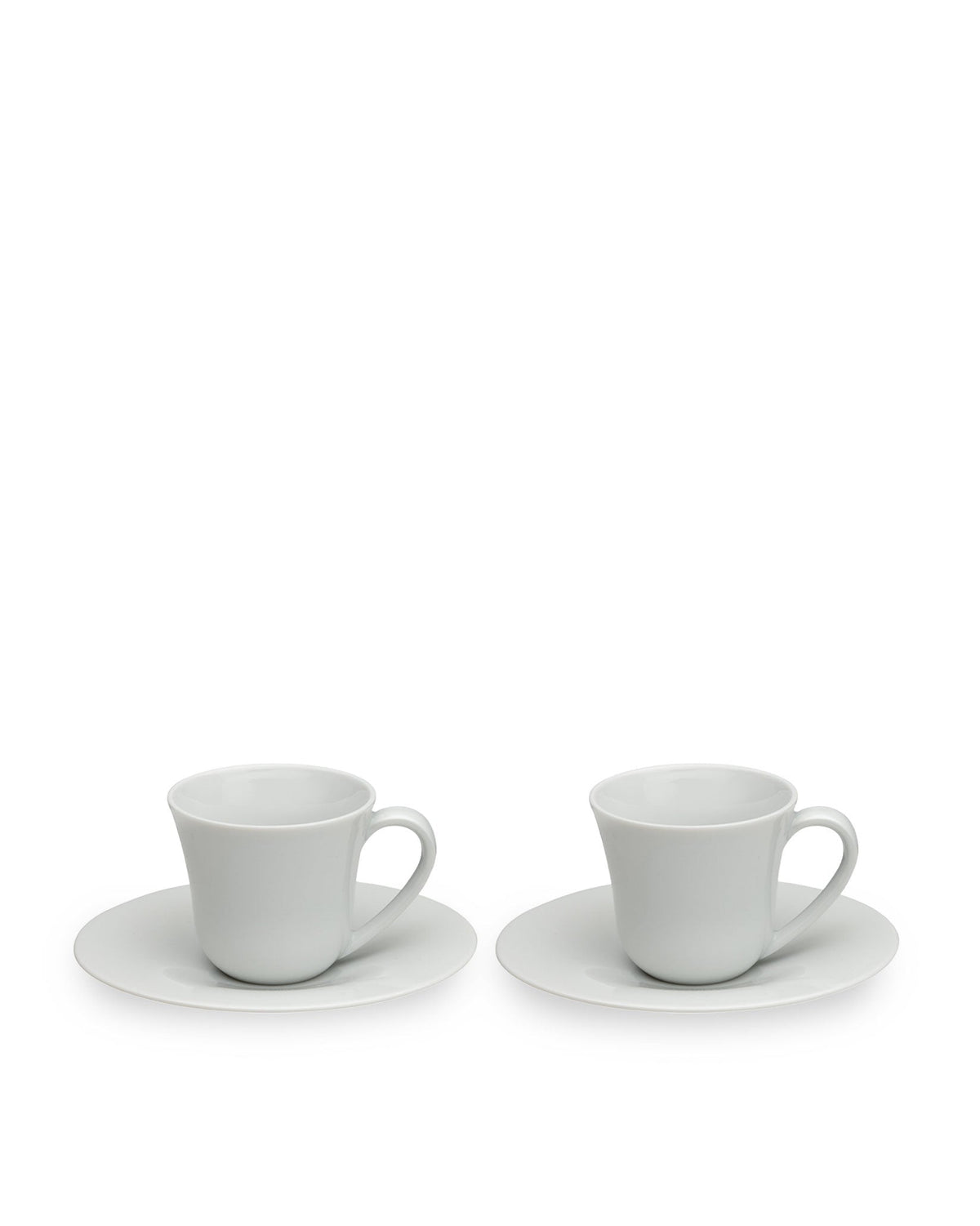 ALESSI KU - Set of two coffee cups with saucers