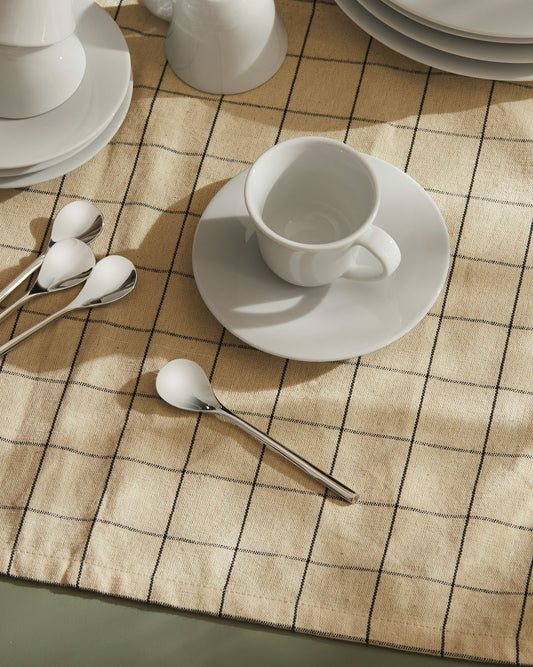 ALESSI KU - Set of two mocha cups with saucers
