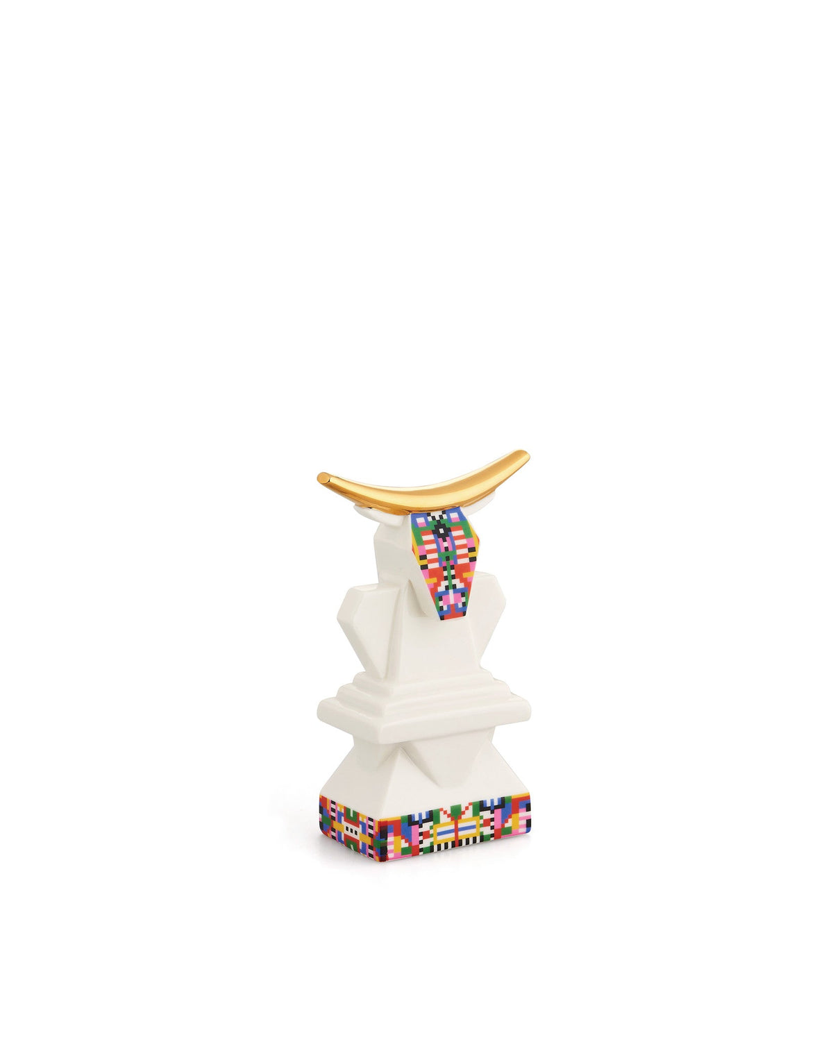 ALESSI Holyhedrics Cow figurine By Elena Salmistraro