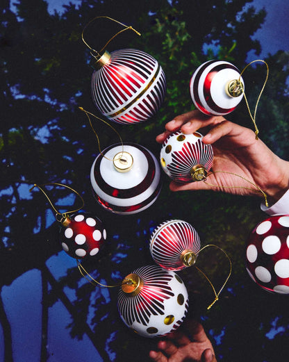 ALESSI Delight Christmas bauble in blown glass By Nika Zupanc