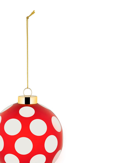 ALESSI Delight Christmas bauble in blown glass By Nika Zupanc