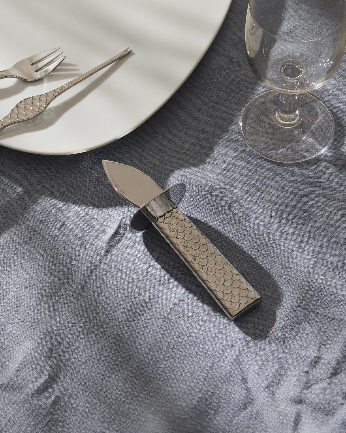 ALESSI Colombina: fish Oyster knife