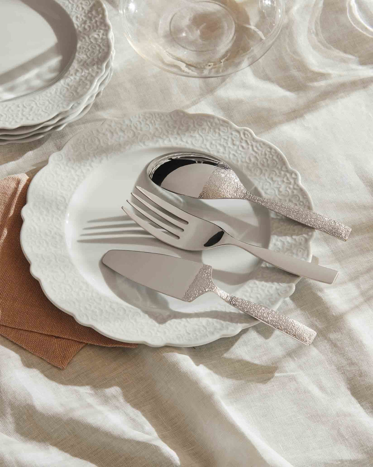 ALESSI Dressed Serving Fork